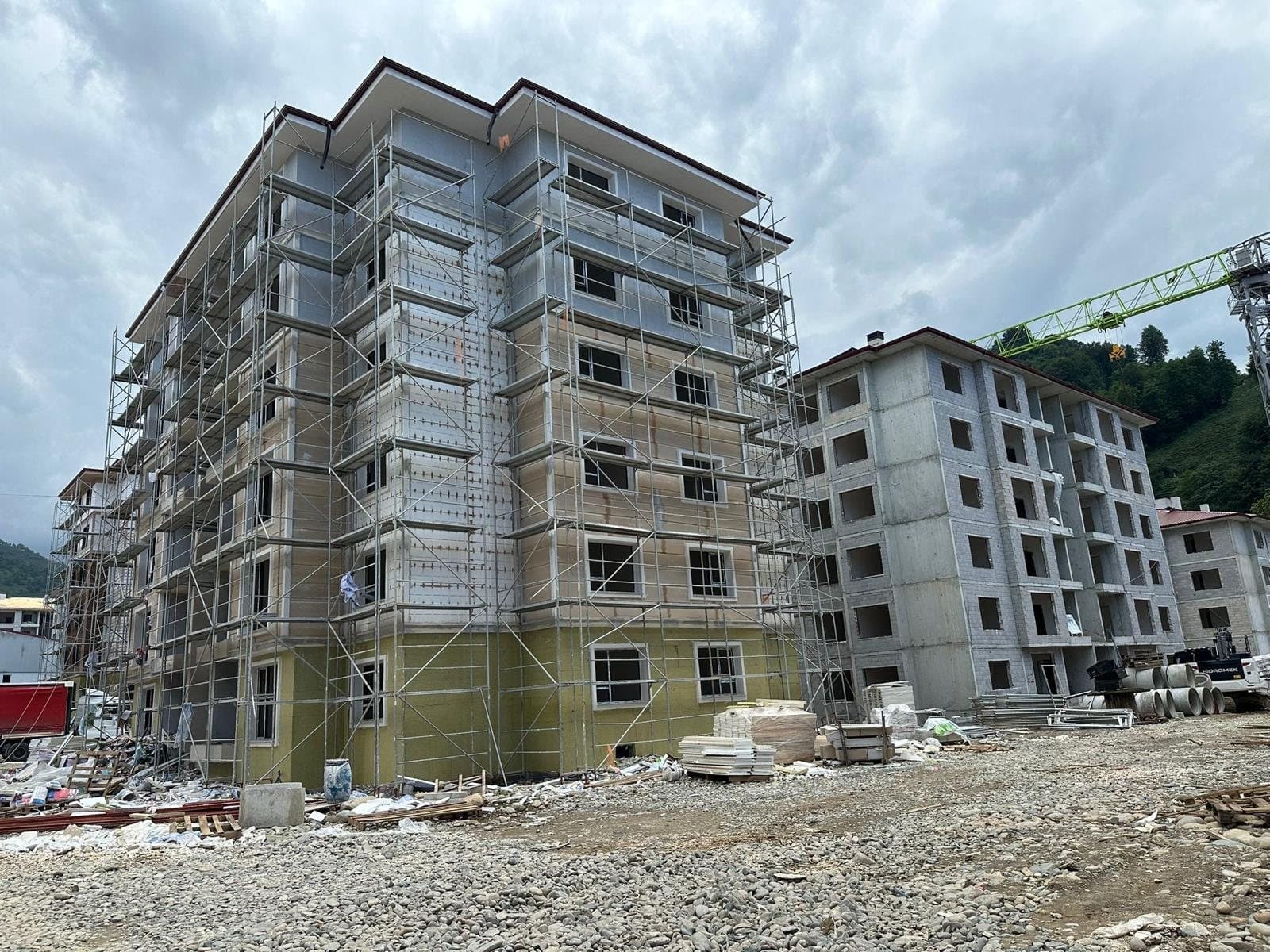 Rize Güneysu TOKİ — Karadeniz’de inşa edilen konut blokları